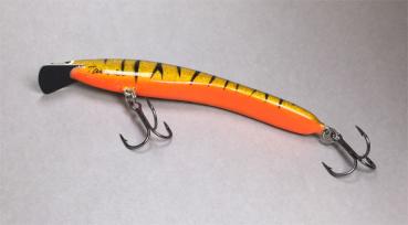 Turus Ukko Original Wobbler, Länge: 12 cm, Farbe: Fire-Flame-Glitter 243